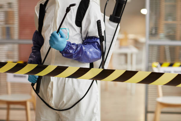 Professional Biohazard Cleanup technician working in Eden, WI